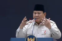 Tangkapan layar - Presiden RI Prabowo Subianto memberikan sambutan dalam Kongres Partai Solidaritas Indonesia (PSI) di Edutorium KH Ahmad Dahlan, Universitas Muhammadiyah Surakarta (UMS), Solo, Jawa Tengah, Minggu (20/7/2025).