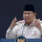 Tangkapan layar - Presiden RI Prabowo Subianto memberikan sambutan dalam Kongres Partai Solidaritas Indonesia (PSI) di Edutorium KH Ahmad Dahlan, Universitas Muhammadiyah Surakarta (UMS), Solo, Jawa Tengah, Minggu (20/7/2025).