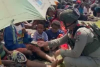 Satgas Damai Cartenz Sambangi Warga Sinak, Hadirkan Rasa Aman dan Kehangatan di Tengah Masyarakat