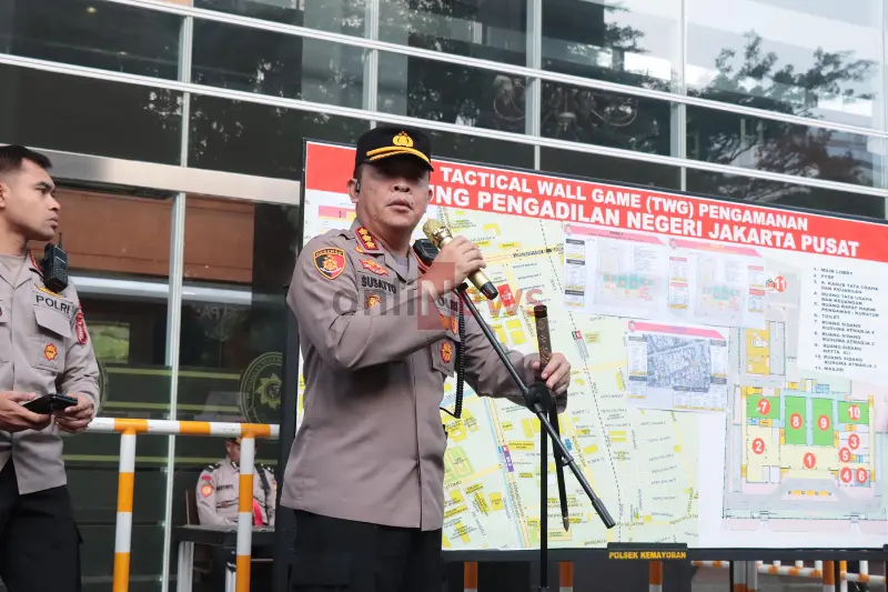 Polisi Kerahkan 1.108 Personel Amankan Sidang Hasto Kristiyanto di PN Jakarta Pusat