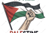 Ilustrasi perjuangan rakyat Palestina