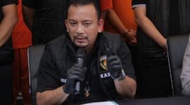 Kasat Reserse Kriminal Polres Metro Jakarta Barat, AKBP Arfan Zulkan Sipayung memberikan keterangan, Selasa (5/8/2025)