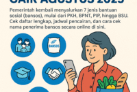 7 jenis bantuan sosial dari pemerintah