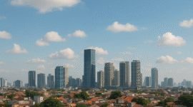 Langit berawan menyelimuti wilayah DKI Jakarta pada 23 Maret 2026 sesuai prakiraan BMKG dengan potensi hujan ringan di Kepulauan Seribu. (Dok-Posnews)