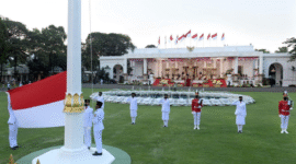 Upacara Hari Ulang Tahun ke-80 Kemerdekaan Republik Indonesia di Istana Kepresidenan Jakarta. (Foto/Sekretariat Kabinet RI)