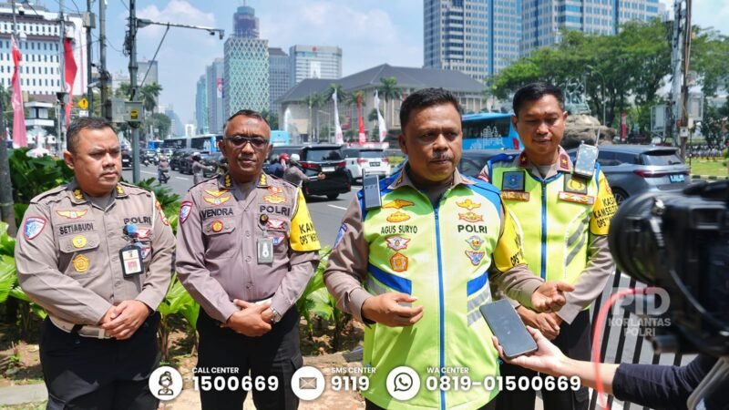 Kakorlantas Polri Irjen Agus Suryonugroho memberikan arahan terkait perlindungan pejalan kaki dalam Operasi Zebra. (Posnews/Ist)