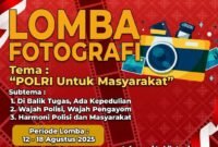 Lomba fotografi Polres Tangsel HUT RI.