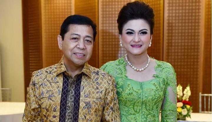 Setya Novanto bersama istrinya, Deisti Astriani Tagor. (Dok-Instagram)