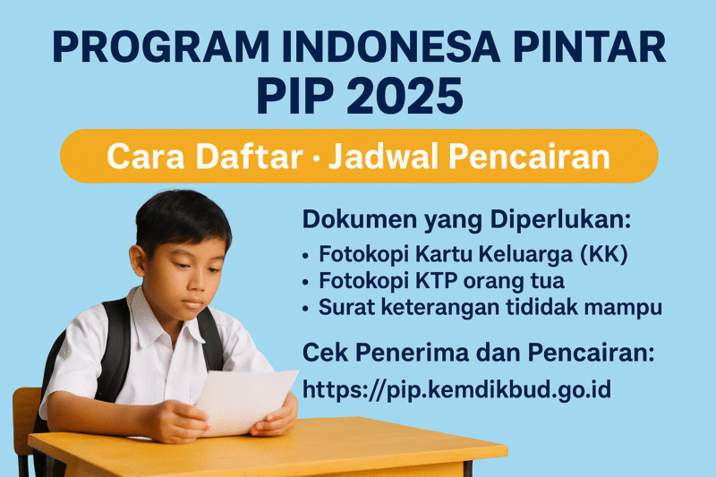 Bantuan Pendidikan SD, SMP, SMA, SMK