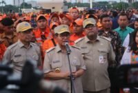 Gubernur Jakarta Pramono Anung saat menjelaskan kebijakan buka-tutup exit Tol Cipete–Pondok Labu di Jakarta Selatan. (Dok-Pemprov DKI Jakarta)