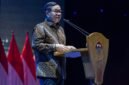 Gubernur DKI Jakarta Pramono Anung saat memberikan pernyataan terkait kebijakan efisiensi anggaran di Balai Kota. (Posnews/Kominfo)