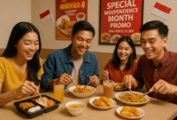 Promo kemerdekaan Agustus 2025 dari berbagai restoran dan brand makanan, berlaku hingga 31 Agustus 2025. (Dok-onlinews)
