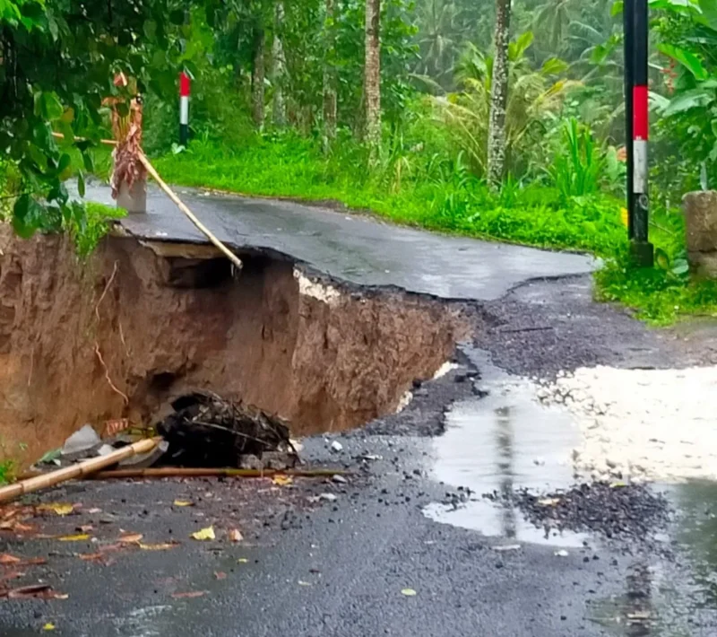 Petugas gabungan BPBD Gianyar mengevakuasi warga yang terjebak banjir usai hujan deras mengguyur Kabupaten Gianyar, Bali, Rabu (10/9/2025). Dok-Istimewa