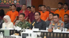 Kepala BNN Komjen Pol Suyudi Ario Seto memberikan keterangan pers tentang kebijakan baru rehabilitasi korban narkoba di Jakarta, Senin 13 Oktober 2025. Dok: Humas BNN
