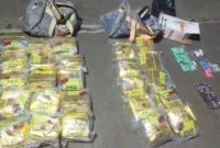 Barang bukti narkoba: sabu, ekstasi, heroin, hingga vape likuid etomidate disita polisi. DOk: Istimewa