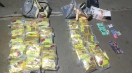 Barang bukti narkoba: sabu, ekstasi, heroin, hingga vape likuid etomidate disita polisi. DOk: Istimewa