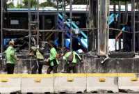 AHY menjelaskan kerusakan akibat demonstrasi di Jakarta dan sejumlah kota lain, sambil memantau kondisi infrastruktur yang terdampak. (Dok-Istimewa)