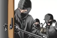 Ilustrasi rumah dibobol maling di Depok saat ditinggal pemiliknya. Dok: Istimewa
