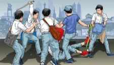 Ilustrasi, tawuran pelajar. (Posnews/Ist)