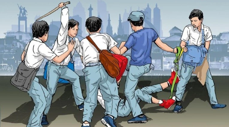 Ilustrasi - Tawuran Pelajar. Dok-Istimewa
