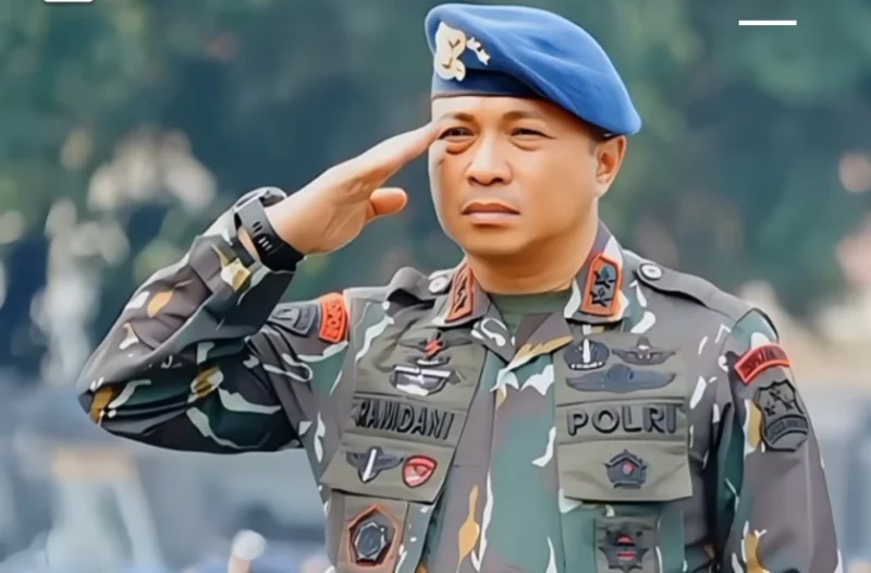 Irjen Pol Ramdani Hidayat resmi menjabat sebagai Komandan Korps Brimob Polri 2025. Dok: Polri