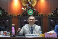 Ketua MKD DPR, Nazaruddin Dek Gam, menegaskan MKD bisa memanggil anggota DPR lain terkait aksi joget di Sidang Tahunan MPR 2025. (Dok-DPR RI)