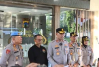 Kapolres Kendal, AKBP Hendry Susanto Sianipar memberikan keterangan kepada wartawan. Dok-Istimewa