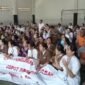 Puluhan nakes RS Misi Rangkasbitung menggelar demo menuntut pembayaran jaspel, Banten, 24 September 2025. Dok: Istimewa