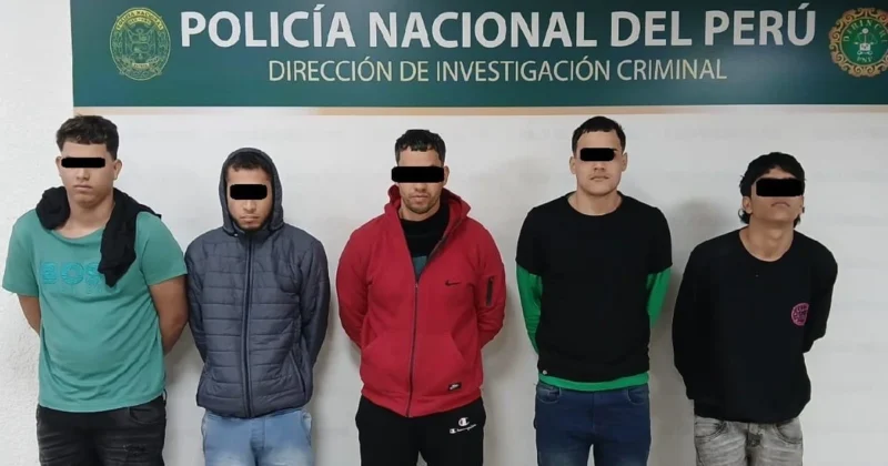 Polisi Peru mengamankan tersangka pembunuhan diplomat Indonesia Zetro Leonardo Purba di Lima, anggota geng Los Maleantes del Cono. Foto: X/National Police of Peru