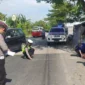 Polisi melakukan olah TKP di lokasi kecelakaan. Dok-Istimewa