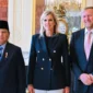 Prabowo Subianto bersama Ratu Máxima dan Raja Willem-Alexander dalam pertemuan bilateral di Belanda. Dok: Sekpres
