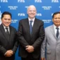 Gianni Infantino dan Erick Thohir usai bertemu Presiden Prabowo di New York.