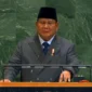 Presiden Prabowo Subianto berpidato di Sidang Majelis Umum PBB 2025. Dok: Setpres RI