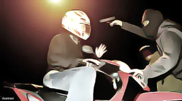 Ilustrasi, curanmor todongkan senpi. (Posnews/Ist)