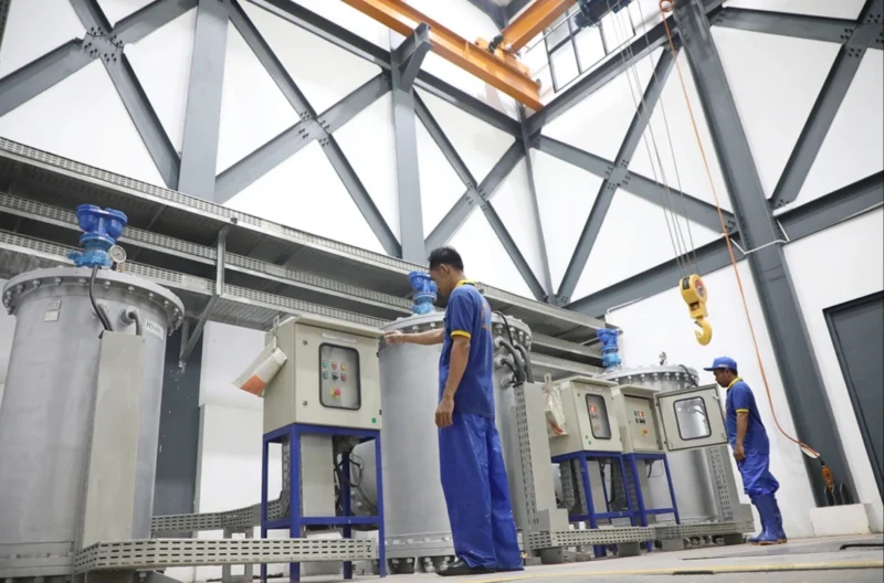 Deretan pompa air milik Pemprov DKI disiagakan di titik rawan banjir Jakarta. Dok: Kominfo DKI JKT