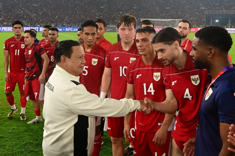 Pemain Timnas Indonesia berlatih di Stadion Gelora Bung Tomo, Surabaya, jelang laga persahabatan kontra Lebanon, Senin (8/9/2025). (Dok-Sekpres)