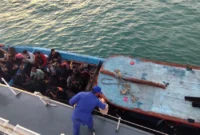 Polairud Baharkam Polri amankan 29 PMI ilegal di Perairan Tanjung Balai. Dok: Polri