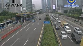 Jasa Marga tutup sementara gerbang tol Slipi, Semanggi, dan Kuningan di ruas Tol Dalam Kota Jakarta 24–25 September 2025. Dok: Jasa Marga