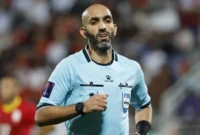 Wasit Kuwait Ahmad al-Ali. Photo by KARIM JAAFAR