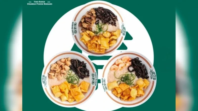 Bubur DPR – bubur dengan topping premium favorit anak muda Bandung. Dok-Istimewa