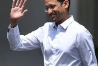 Nadiem Makarim tiba di Gedung Bundar Jampidsus Kejagung RI untuk diperiksa sebagai tersangka kasus pengadaan laptop Chromebook, Kamis (4/9/2025).(Dok-@nadiemmakarim)