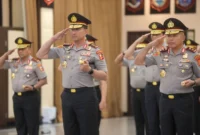 Komjen Pol Suyudi Ario Seto menghadiri Upacara Korps Raport di Rupattama Mabes Polri, Jakarta Selatan. Dok-Polri