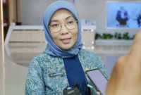Kepala Dinas Kesehatan DKI Jakarta Ani Ruspitawati saat mengumumkan PIT 2025 sebagai ajang kompetisi ilmiah bidang kesehatan di Jakarta.