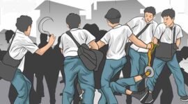 Ilustrasi, Tawuran pelajar. Dok: Istimewa