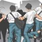 Ilustrasi, Tawuran pelajar. Dok: Istimewa