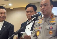 Wakapolri Komjen Dedi Prasetyo saat memberikan keterangan pers terkait penanganan demonstrasi 28–31 Agustus 2025. Foto-Polri