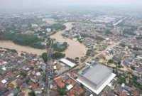 Dokumen, Banjir di wilayah Bekasi. (BNPB)