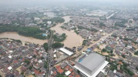 Dokumen, Banjir di wilayah Bekasi. (BNPB)