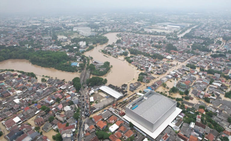 Dokumen, Banjir di wilayah Bekasi. (BNPB)