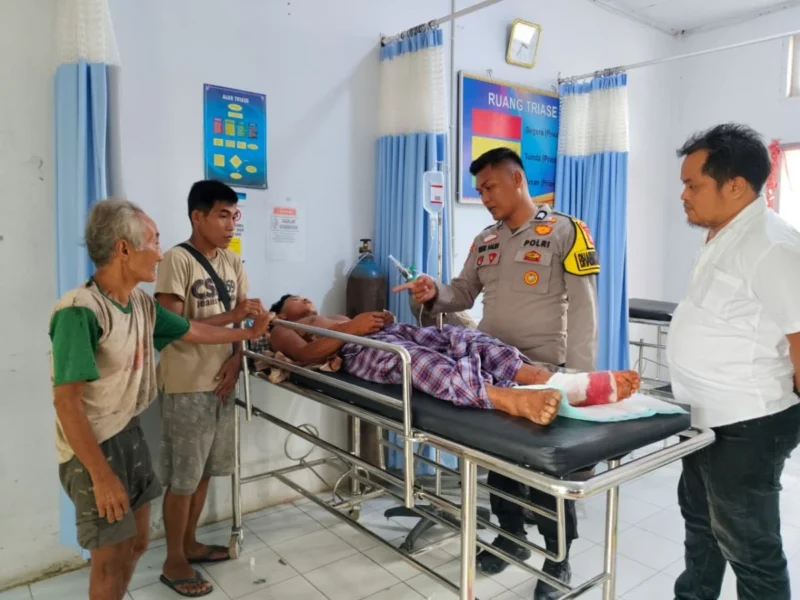 Warga Inhu bernama Butet selamat setelah diserang tiga ekor harimau di hutan Sungai Balam, Riau. Dok: Istimewa